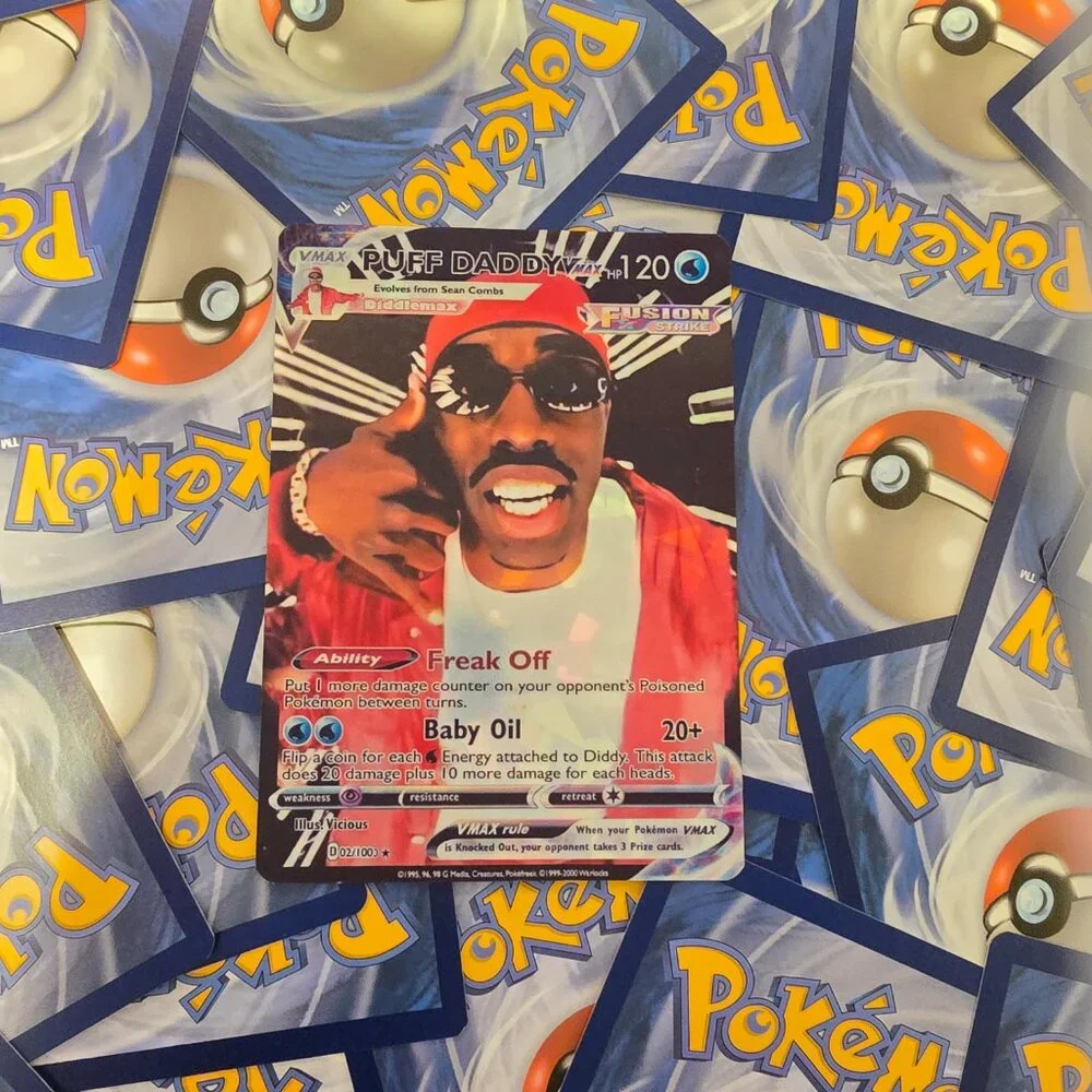 P Diddy Pokemon Card - Puff Daddy P Diddy Pokemon Card - Puff Daddy